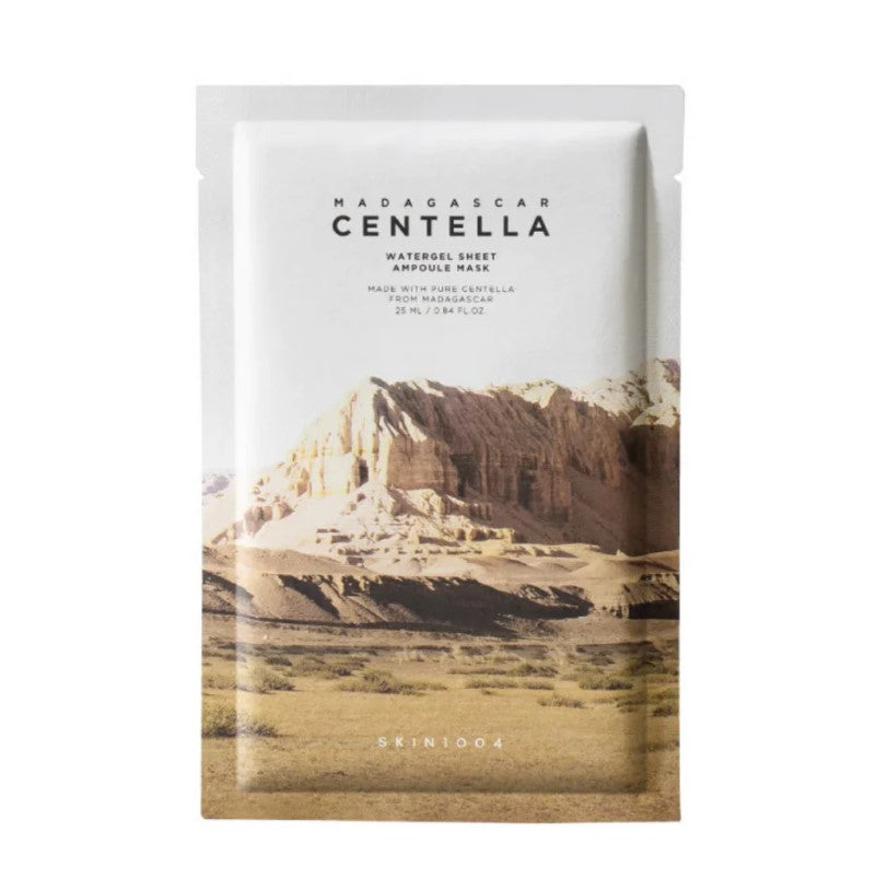 Skin1004 Madagascar Centella Watergel Sheet Ampoule Mask lakštinė veido kaukė, 1 vnt.