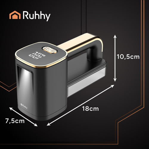 Belaidis drabužių skustuvas, juodas