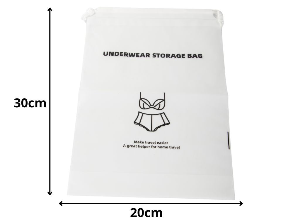 Neperšlampamas kelioninis maišelis apatiniams